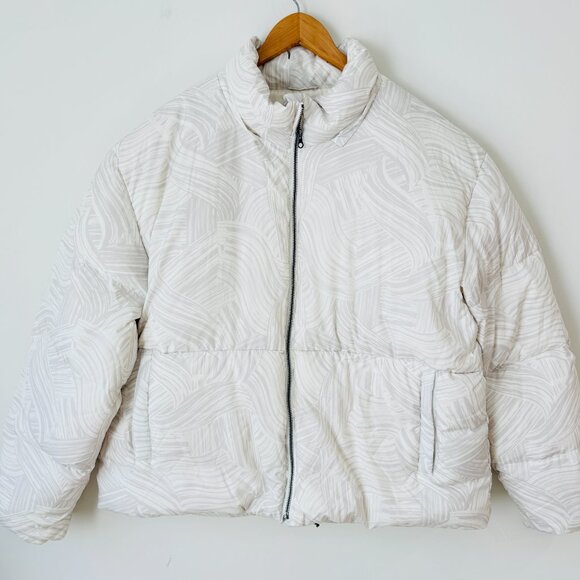 Garnet Hill Womens Goose Down Puffer Jacket Size XL - Picture 2 of 12